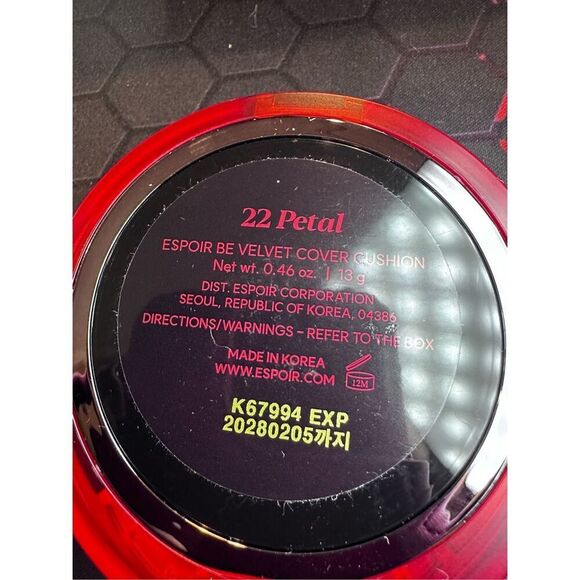 ESPOIR Be Velvet Cover Cushion 22 Petal 13g - Picture 3 of 3